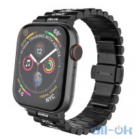 Ремінець для Apple Watch 5 HOCO Shining Steel Watch Strap WB08 |42/44mm|black