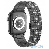 Ремінець для  Apple Watch Series 1/2/3/4 HOCO Starlight Steel Strap WB13 |38/40mm| black