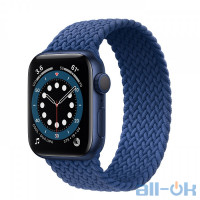 Ремінець Apple Braided Solo Loop Atlantic Blue для Apple Watch 40mm SE/6/5/4 Size 7 (MY722)