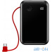 Зовнішній акумулятор (Power Bank) Baseus Mini S 10000mAh Digital Display Type-C Black (PPXF-A01) — інтернет магазин All-Ok. фото 1