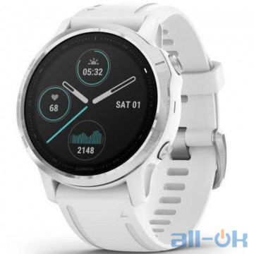 Спортивний годинник Garmin Fenix 6S Silver/White (010-02159-00)