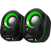 Мультимедійна акустика SVEN 290 black/green UA UCRF