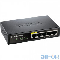 Комутатор некерований D-Link DES-1005P UA UCRF