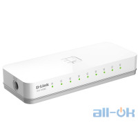Комутатор некерований D-Link DES-1008C UA UCRF