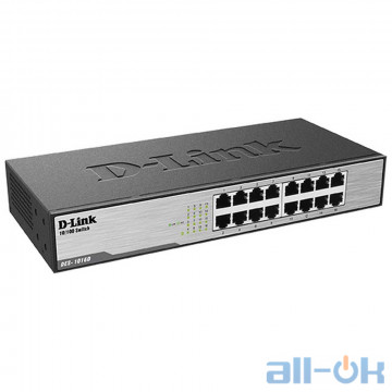 Комутатор некерований D-Link DES-1016D UA UCRF