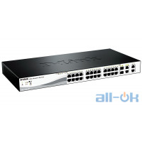 Комутатор керований рівня 2 D-Link DES-1210-28P UA UCRF