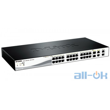 Комутатор керований рівня 2 D-Link DES-1210-28P UA UCRF