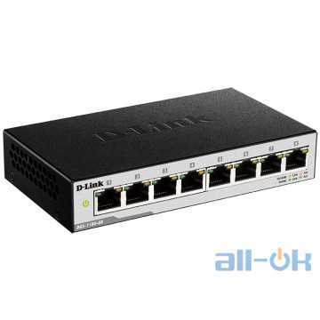 Комутатор керований рівня 2 D-Link DGS-1100-08 UA UCRF