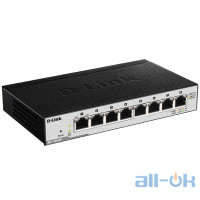Комутатор керований рівня 2 D-Link DGS-1100-08P UA UCRF