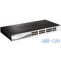 Комутатор керований рівня 2 D-Link DGS-1210-28 UA UCRF