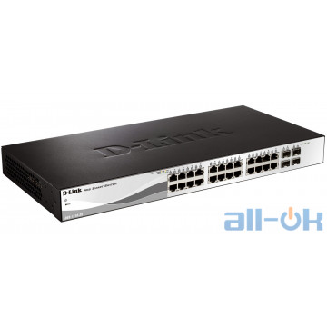 Комутатор керований рівня 2 D-Link DGS-1210-28 UA UCRF