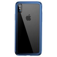 Чохол Baseus Hard And Soft Border для iPhone X Dark Blue FRAPIPHX-15