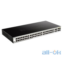 Комутатор керований рівня 2 D-Link DGS-1210-52 UA UCRF
