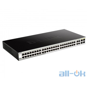 Комутатор керований рівня 2 D-Link DGS-1210-52 UA UCRF