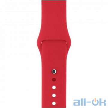 Ремінець Apple PRODUCT Red Sport Band для Watch 38mm/40mm MLD82