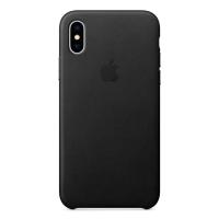 Чохол для смартфону Apple iPhone XS Max Leather Case - Black (MRWT2)