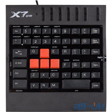 Клавіатура  A4Tech X7-G100 UA UCRF