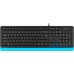 Клавіатура   A4Tech Fstyler FK10 Black/Blue UA UCRF — інтернет магазин All-Ok. фото 1