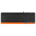 Клавіатура  A4Tech Fstyler FK10 Black/Orange UA UCRF — інтернет магазин All-Ok. фото 1