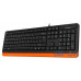 Клавіатура  A4Tech Fstyler FK10 Black/Orange UA UCRF — інтернет магазин All-Ok. фото 2