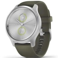 Смарт-годинник Garmin vivomove Style Silver-Moss Green Silicone (010-02240-21)