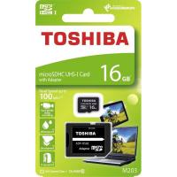 Карта пам'яті Toshiba 16 GB microSDHC Class 10 UHS-I M203 + SD adapter THN-M203K0160EA