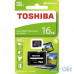 Карта пам'яті Toshiba 16 GB microSDHC Class 10 UHS-I M203 + SD adapter THN-M203K0160EA — інтернет магазин All-Ok. фото 1