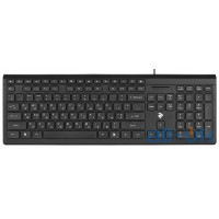 Клавіатура 2E KM1020 Slim USB Black (2E-KM1020UB) UA UCRF