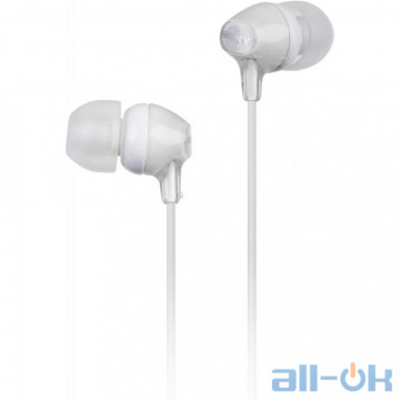 Навушники без мікрофону Sony MDR-EX15LP White UA UCRF