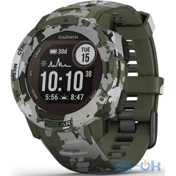 Спортивний годинник GARMIN Instinct Solar Sportsman Camo Lichen (010-02293-16)