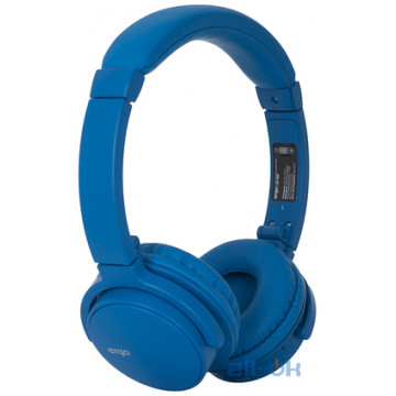 Навушники з мікрофоном ERGO BT-490 Blue UA UCRF