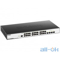 Комутатор керований 2 рівня D-Link DGS-3000-28L UA UCRF