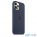Чохол для смартфону Apple iPhone 12/12 Pro Silicone Case with MagSafe - Deep Navy (MHL43) — інтернет магазин All-Ok. фото 2