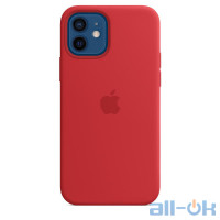 Чохол для смартфону Apple iPhone 12/12 Pro Silicone Case with MagSafe - PRODUCT RED (MHL63)