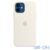 Чохол для смартфону Apple iPhone 12/12 Pro Silicone Case with MagSafe - White (MHL53)