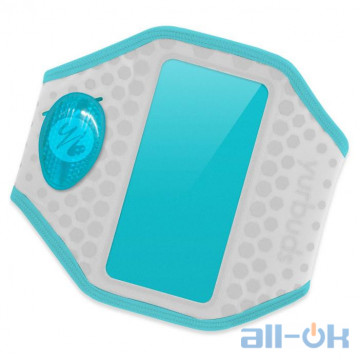 Чохол для смартфона Yurbuds Universal Ergosport LED Armband Gray/Aqua for women YBWNUARM02GNA