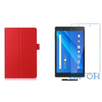 Чохол для Lenovo Tab 4 8 Red (плівка і стилус в комплекті)