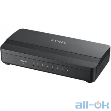 Комутатор некерований ZyXEL GS-108S V2 (GS-108SV2-EU0101F) UA UCRF