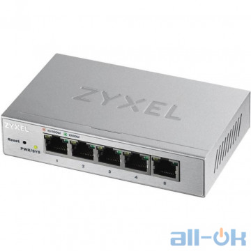Комутатор Smart ZyXEL GS1200-5 (GS1200-5-EU0101F) UA UCRF