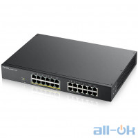 Комутатор керований 2-го рівня ZYXEL GS1900-24EP (GS1900-24EP-EU0101F) UA UCRF 