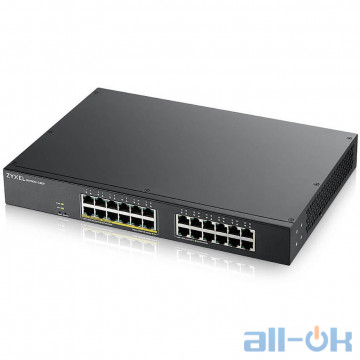 Комутатор керований 2-го рівня ZYXEL GS1900-24EP (GS1900-24EP-EU0101F) UA UCRF 