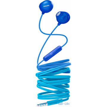 Навушники з мікрофоном Philips Mic Blue (SHE2305BL) UA UCRF