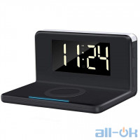 Умные часы с LED-подсветкой и беспроводной зарядкой MHZ SY-W0241 Black