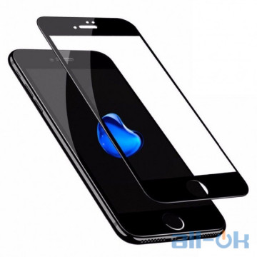 Захисне скло 5D для iPhone SE (2020) Black