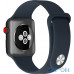 Ремінець UWatch Silicone Strap для Apple Watch 38/40 mm Midnight Blue — інтернет магазин All-Ok. фото 1