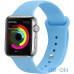 Ремінець UWatch Silicone Strap для Apple Watch 38/40 mm Blue — інтернет магазин All-Ok. фото 2