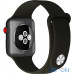  Ремешок UWatch Silicone Strap для Apple Watch 38/40 mm Dark Olive — интернет магазин All-Ok. Фото 2