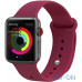 Ремінець UWatch Silicone Strap для Apple Watch 38/40 mm Rose Red — інтернет магазин All-Ok. фото 2