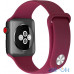 Ремінець UWatch Silicone Strap для Apple Watch 38/40 mm Rose Red — інтернет магазин All-Ok. фото 1