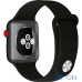 Ремінець UWatch Silicone Strap для Apple Watch 38/40 mm Black — інтернет магазин All-Ok. фото 1